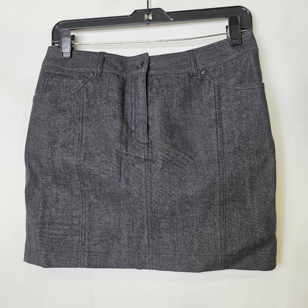 Escada Denim with heart back pocket  mini Skirt